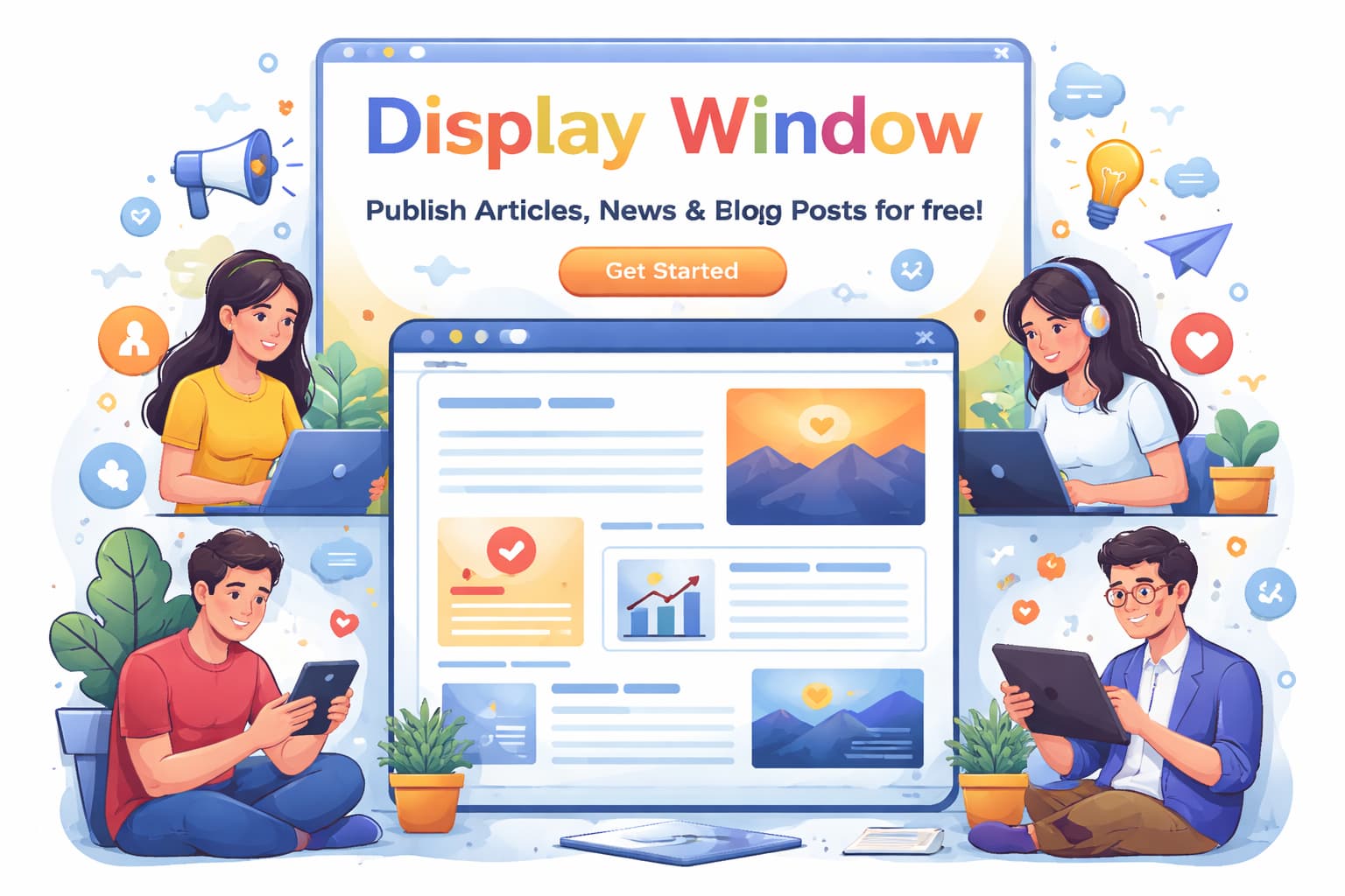 A free website for your content